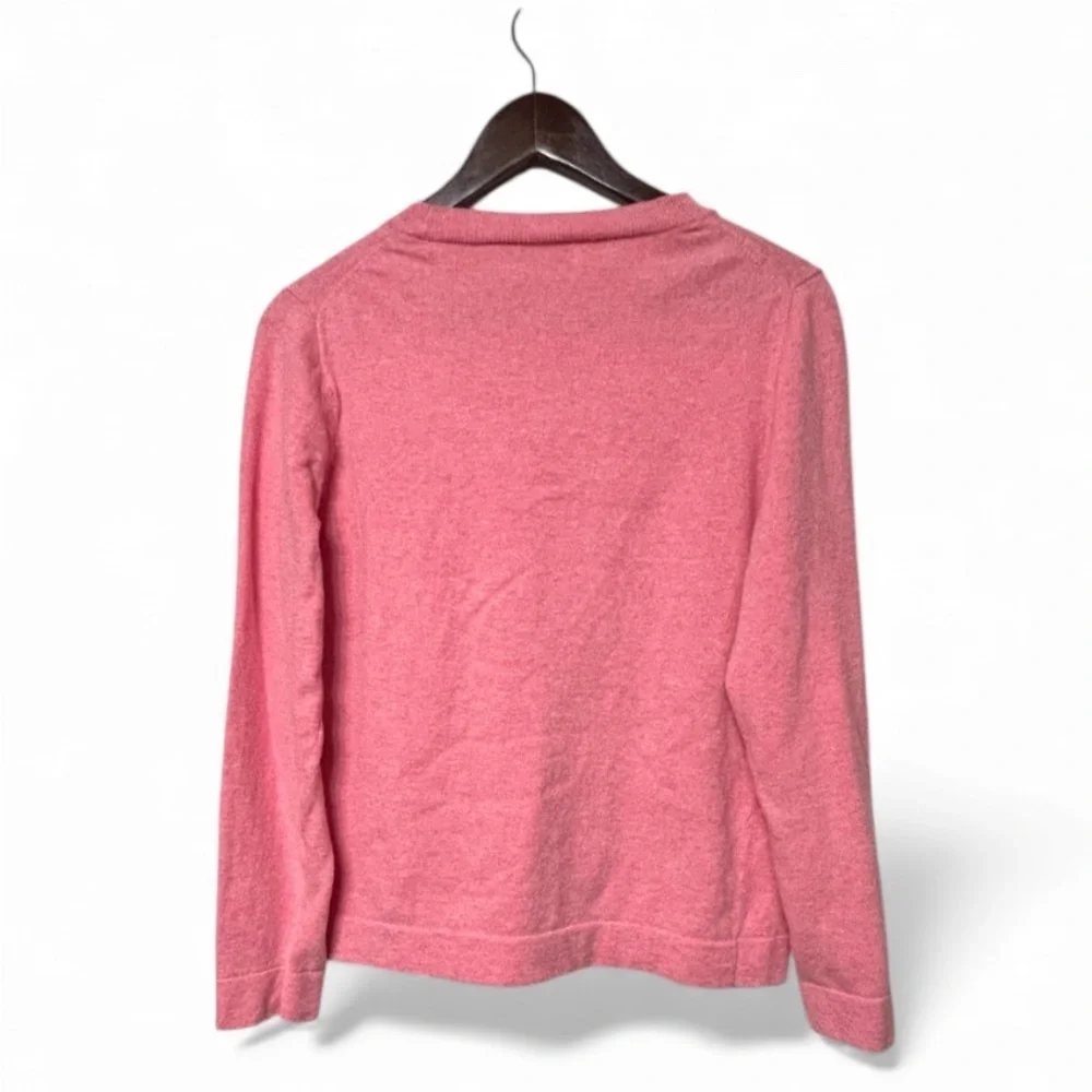 J. Crew bundle merino wool Teddie Pink and Blue Sweater Set